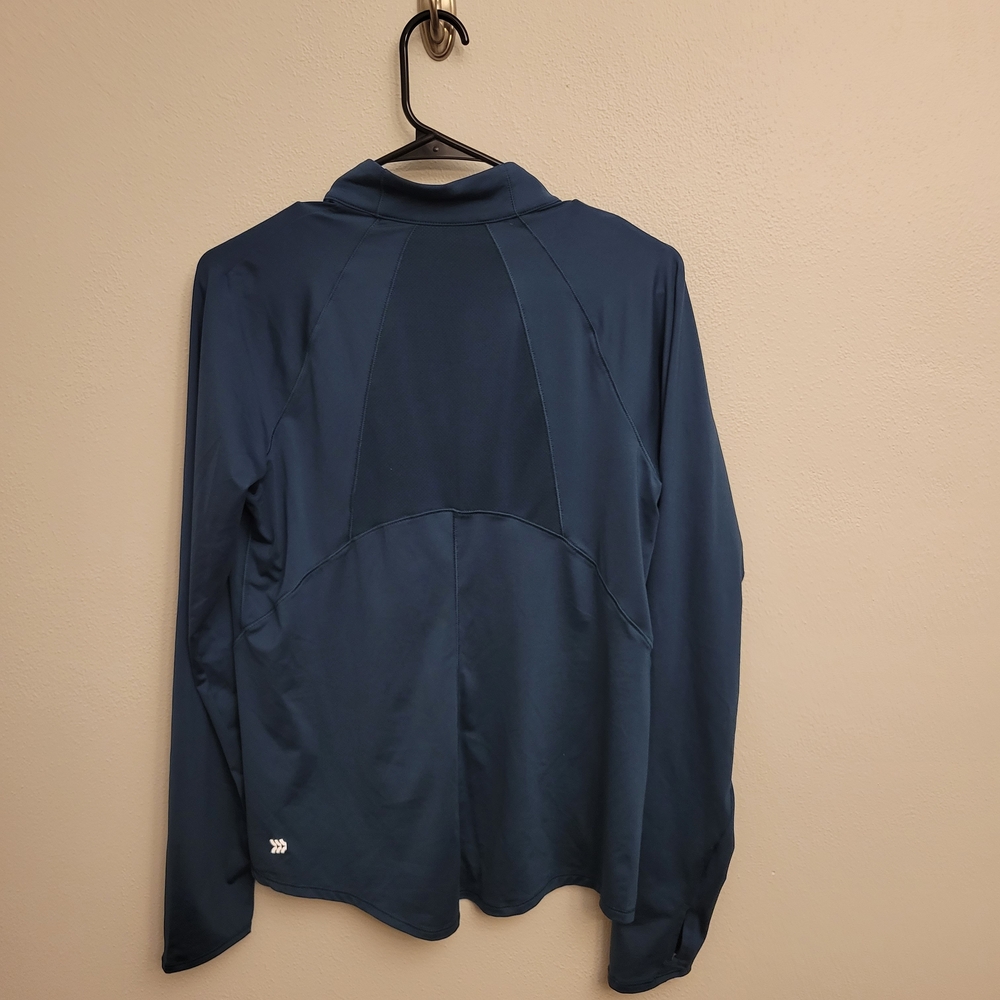 NWOT All in Motion 1/4 Zip Pullover, Teal, Size Med - Picture 4 of 5